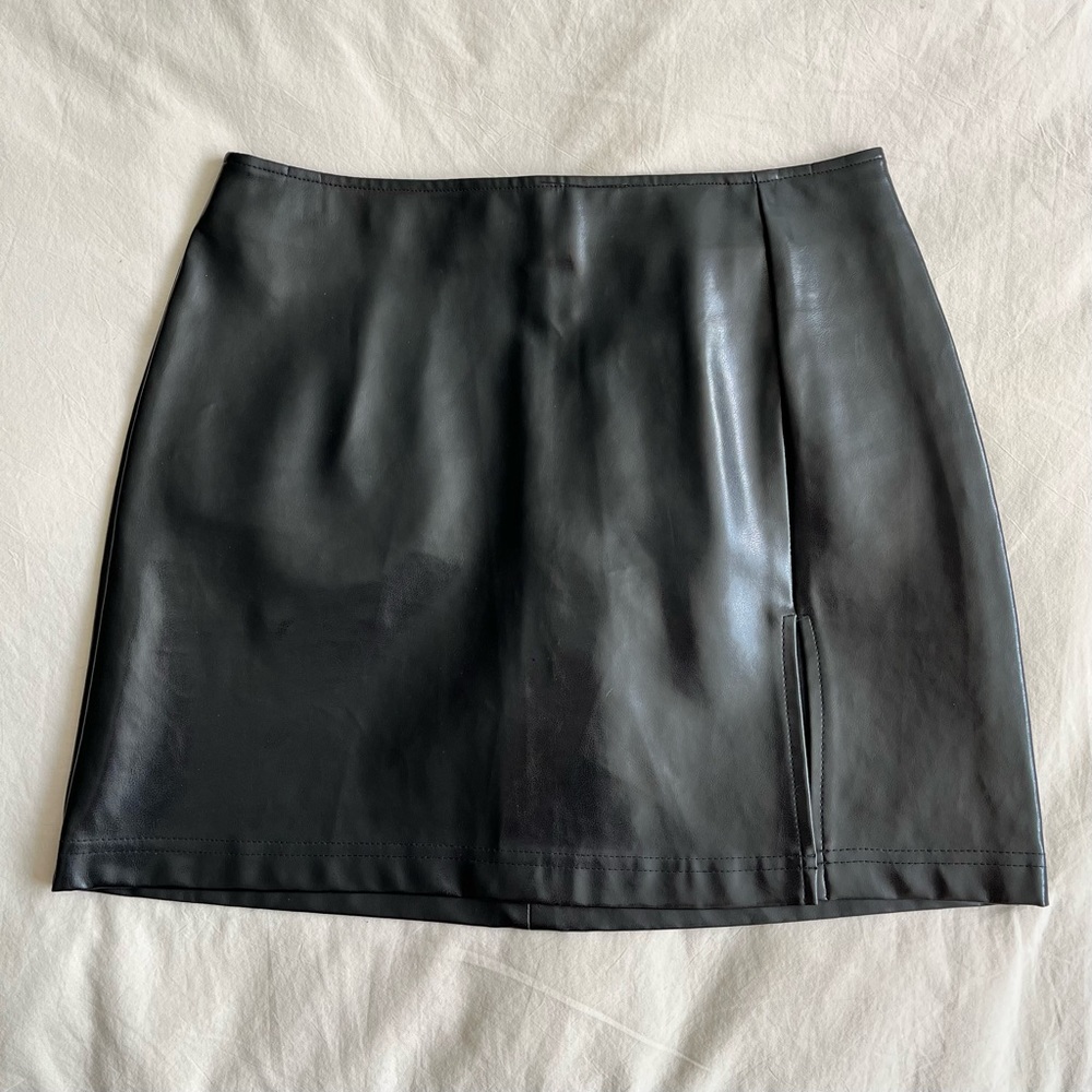 Vintage XOXO Faux Mini Skirt